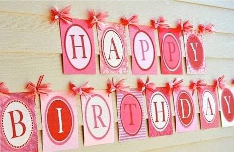 Гирлянда «Happy Birthday»